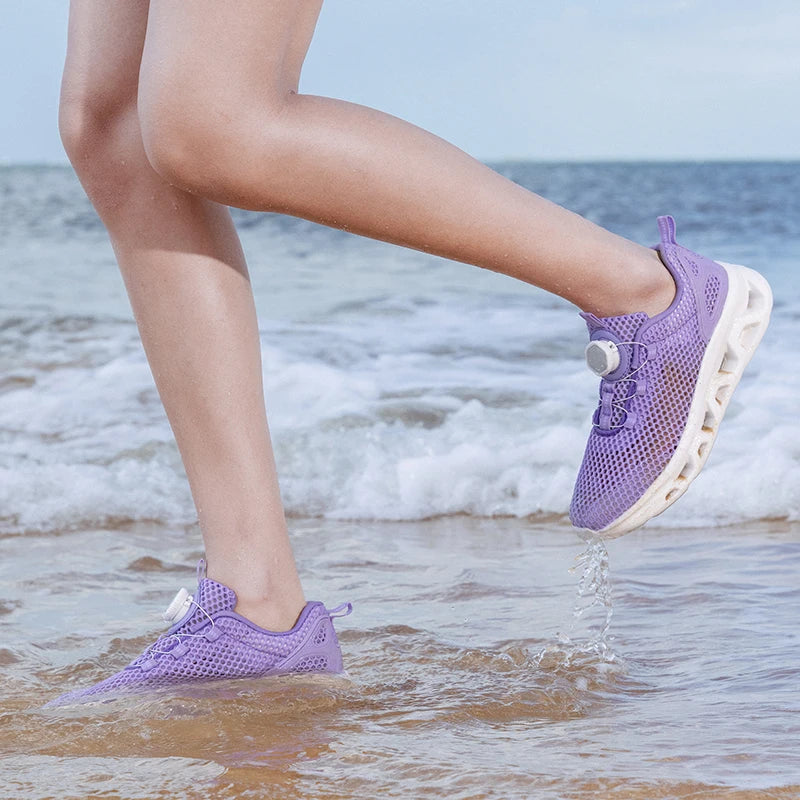 2026 Men Women Quick-Dry Wading Shoes Water Breathable AquaIn Upstream Antiskid Outdoor Sports Wearproof Beach Sneakers 39-46