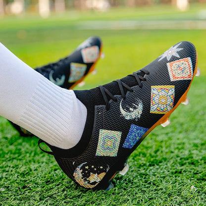 Lawn Nails Wear-resistant Professional Football Shoes Multi-color Grip Strong Balance Summer Outdoor Football Training Shoes