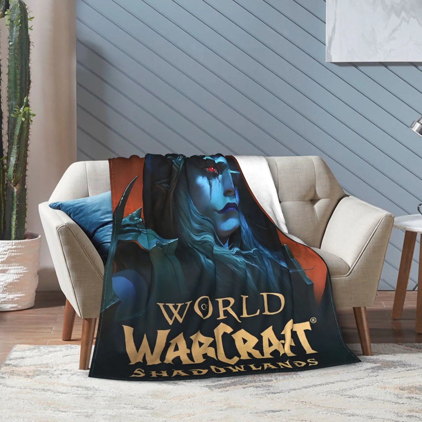World of Warcraft, WOW Game Blanket Quality Super Warm  Throw Blanket Winter Picnic Outdoor Graphic Bedspread