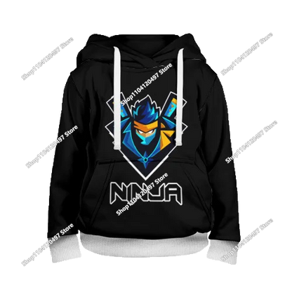 Sudadera con capucha unisex Fortnite 2025 nueva con estampado 3D, abrigo casual, accesorio gaming, cosplay, ropa infantil y regalos