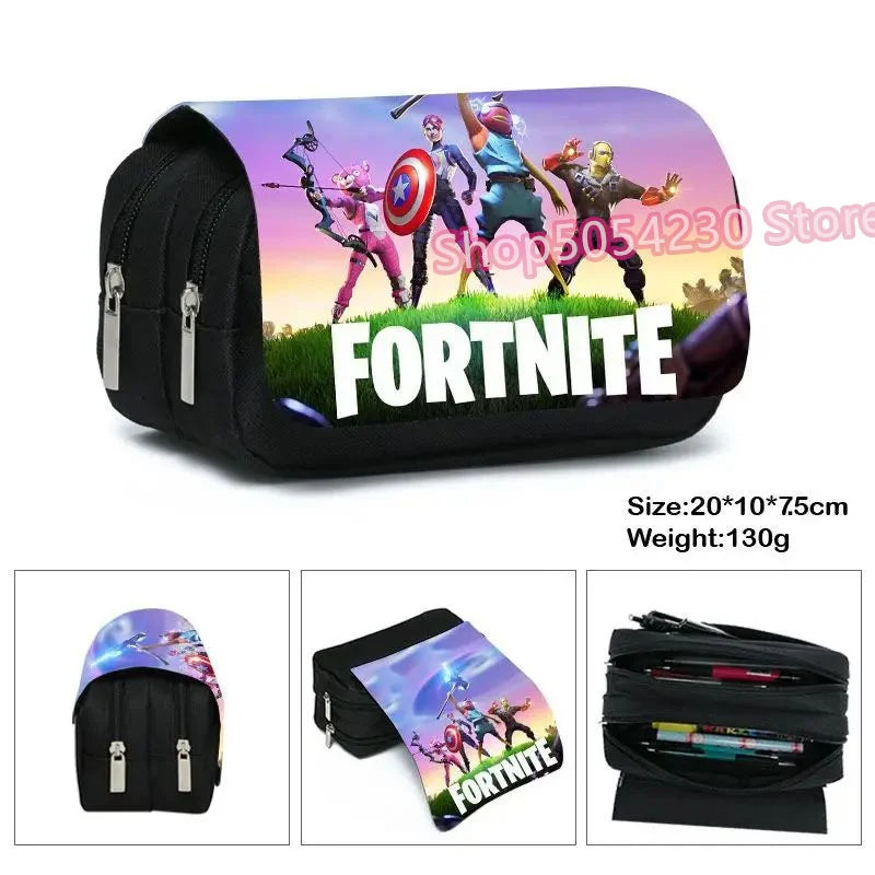 Mochila Fortnited de 3 piezas para niños Victory Game, 16 pulgadas, resistente al agua, mochila preescolar moderna, mochilas escolares para primaria