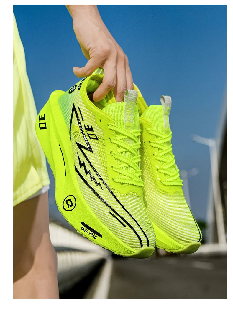 Sneakers da uomo in mesh comfort, scarpe da tennis 2025, running da uomo con piastra in carbonio 3.0, ammortizzazione per sport, allenamento e jogging