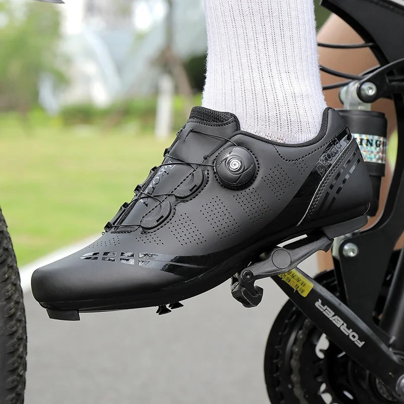 Scarpe da mountain bike MTB da uomo, traspiranti, antiscivolo, ad alta rigidità, adatte per gare su strada all’aperto e percorsi fuoristrada in montagna 37-46
