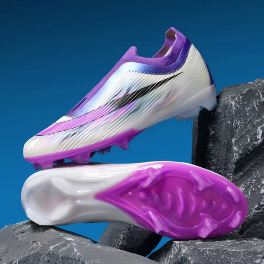 Chaussures de football pour hommes, chaussures de football pour femmes, chaussures de terrain synthétique pour l'extérieur