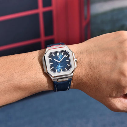Reloj de lujo cuadrado de cuarzo PAGANI DESIGN 2026 para hombre, cristal de zafiro AR, movimiento japonés, luminoso, acero 316L completo