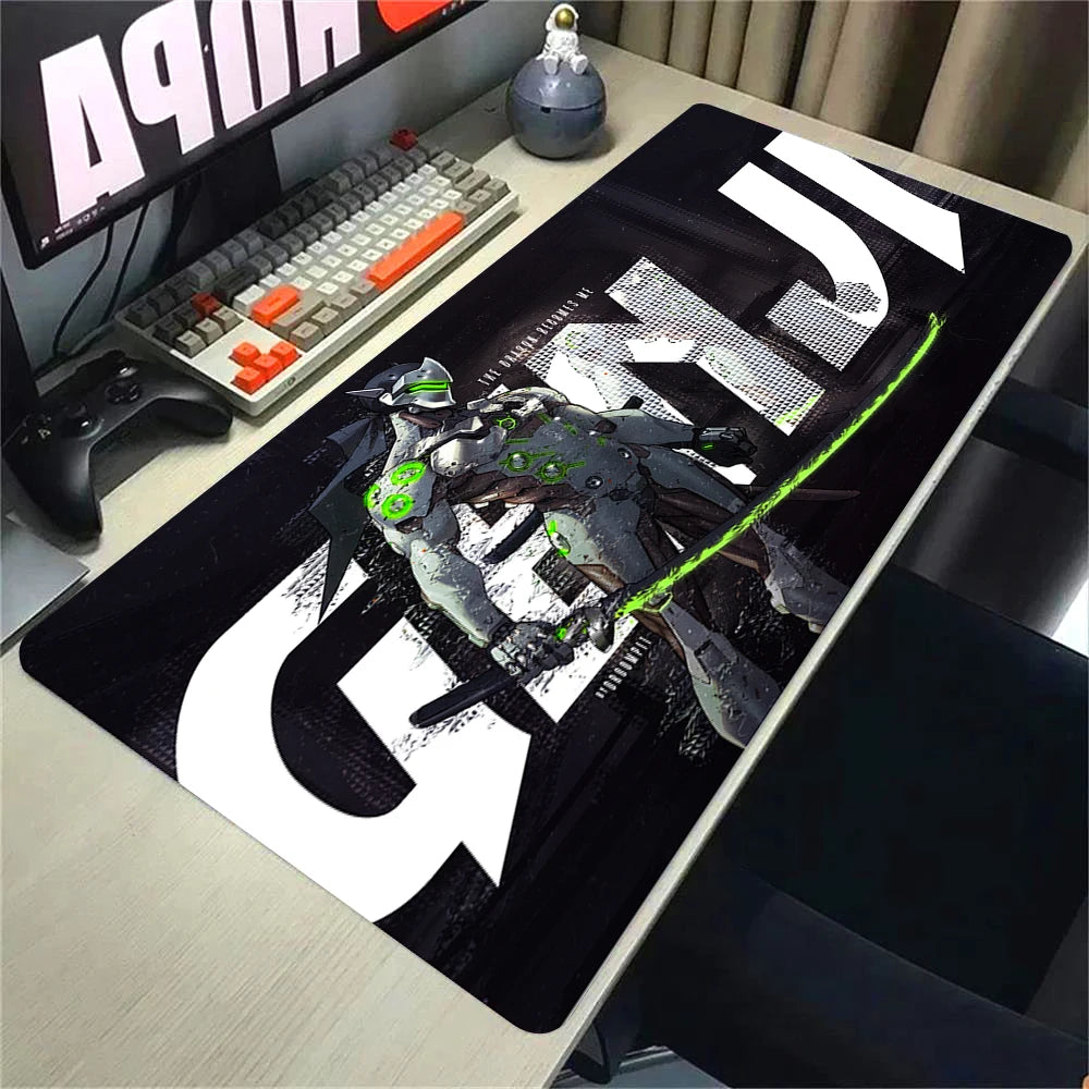 Overwatch 2 Gaming Accessories Mouse Pad Gamer Cabinet Pc Big Desk Mat Computer Keyboard Desks Xxl Mousepad Anime Large Mausepad