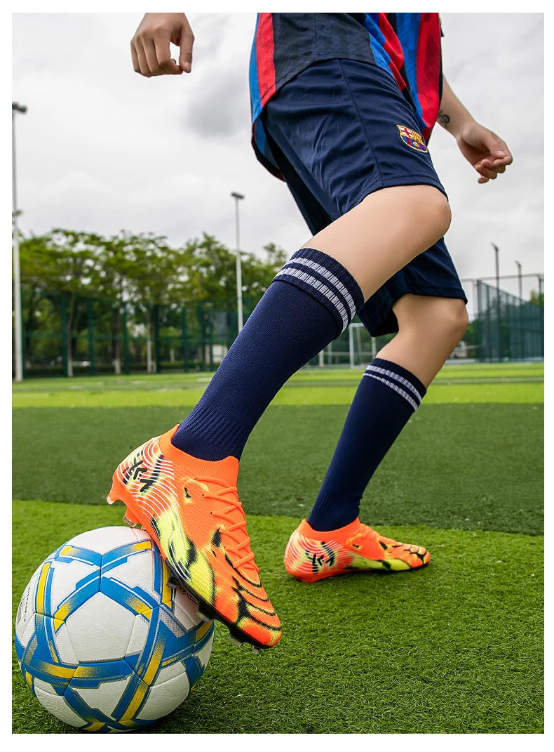 Scarpe da calcio professionali da uomo, resistenti e confortevoli, per allenamento, ultraleggere, di alta qualità, per partita