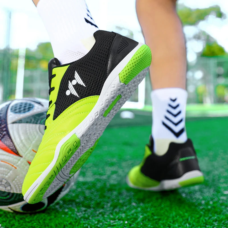 High-Quality New Men's Football Boots Grass High-Top Futsal Sneakers Soccer Shoes Non-Slip Match Indoor Hot-Selling Outdoor Sports