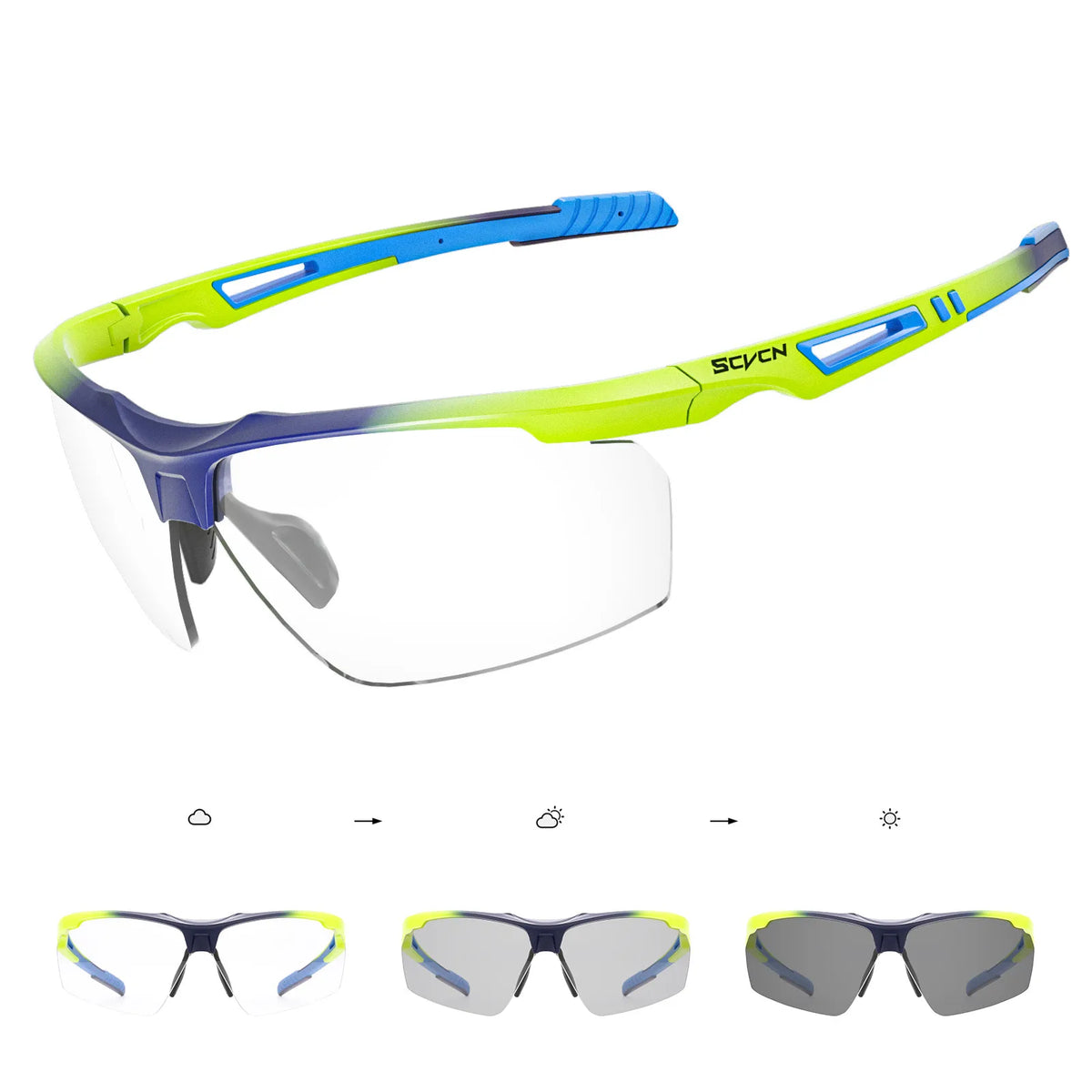 SCVCN-Polarized Cycling Glasses Running Sunglasses UV Protection Bicycle Sports MTB Road Bike Eyewear for Women Cycle Goggles