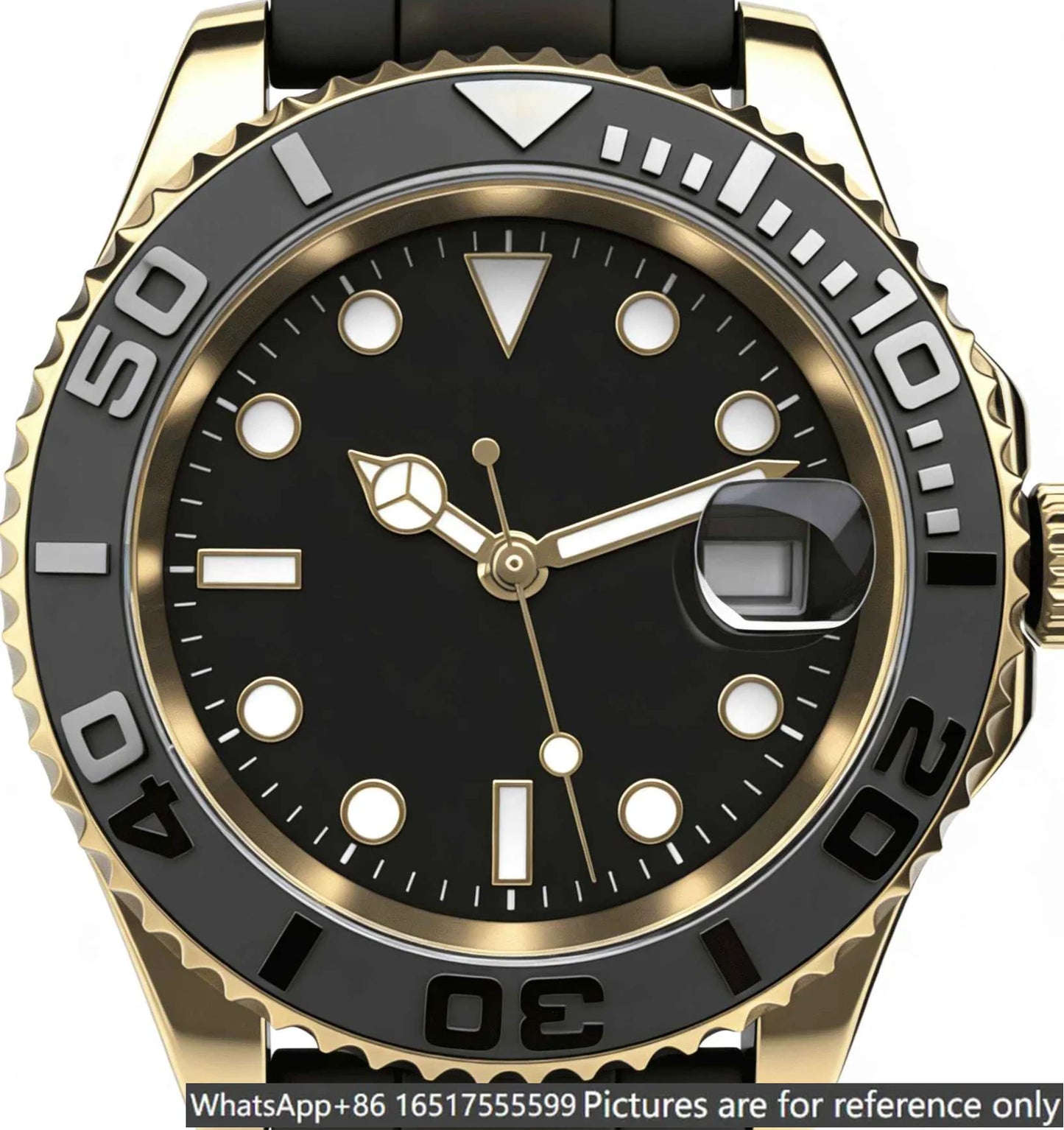 40mm Men's Automatic Movement 904l Stainless Steel Luxury Watches-r