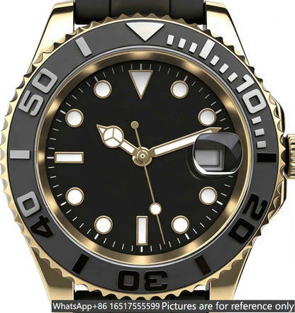 40mm Men's Automatic Movement 904l Stainless Steel Luxury Watches-r