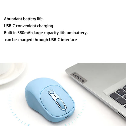 Mouse Lenovo Xiaoxin Bluetooth Wireless M3 grigio Twilight, silenzioso, tre Bluetooth, mouse da ufficio