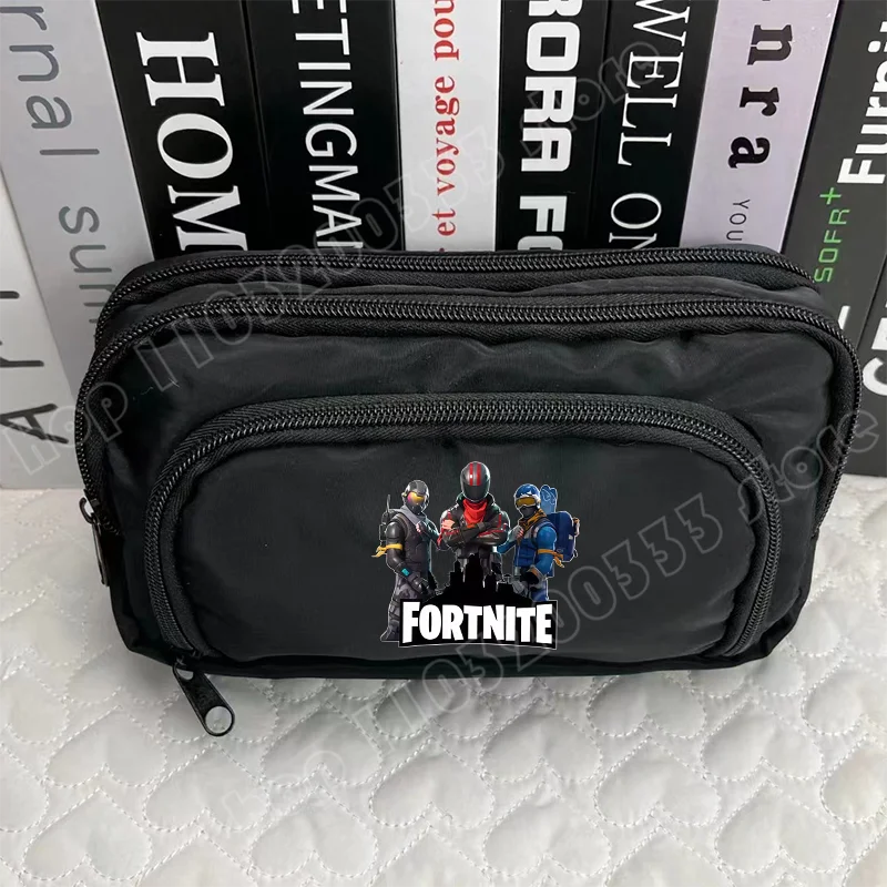 Fortnite Pen Box Creative Game Pattern Pencil Case Harajuku Storage Bag Boy Girl Back to School Supplies Birthday Party Gifts