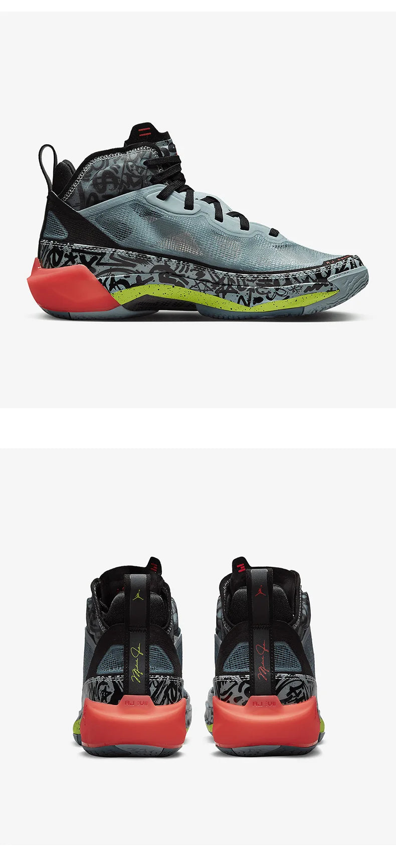„Nike“ originalūs „Air Jordan 37 Low AJ37“ moteriški krepšinio bateliai DV3142-367