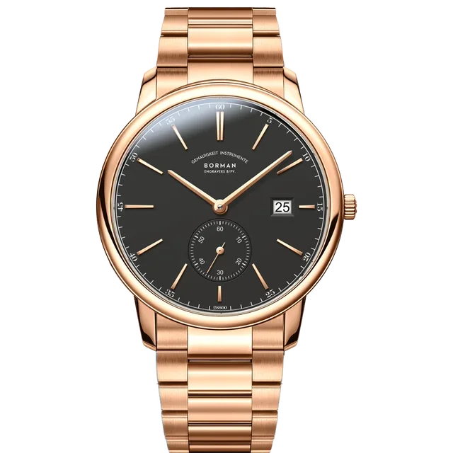 Reloj BORMAN BM3817 TOP nuevo de 42 mm, reloj de lujo para hombre, automático mecánico, cristal de zafiro, ultrafino, impermeable 50M, con subesfera