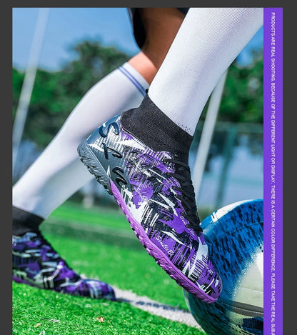 Tamanho 34-46 - Chuteiras de futebol para homem FG/TF, futsal, profissionais, unissexo, infantis, de treino, para exterior, para rapazes, ténis de futebol