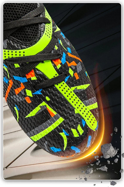 Nouvelles chaussures de football pour hommes, chaussures de sport professionnelles pour l'extérieur, antidérapantes, chaussures d'entraînement, baskets, chaussures de football pour terrain gazonné, ultralégères, unisex