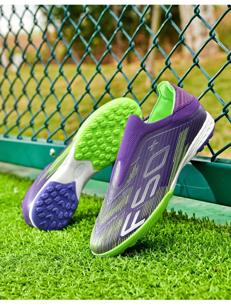 New Men Football Boots Non-Slip Match Grass Cleats High-top High-quality Soccer Shoes Futsal Sneakers Indoor Hot-selling Outdoor