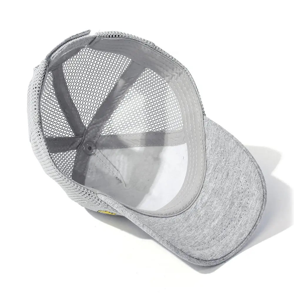 Toddler Baseball Hat Sun Protection Baby Cap Adjustable Fit Mesh Baseball Hat Outdoor Beach Sun Cap for Kids 1-5Years