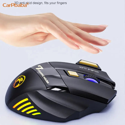 Wireless Mouse Bluetooth Wireless Mouse Rechargeable Computer Mouse Gamer Ergonomic Gaming Mause RGB Backlit Silent Mice For PC