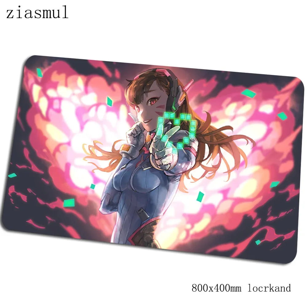 Tapete de rato Overwatch 800x400x3mm — bestseller, tapete gaming grande para rato e teclado, acessórios gaming para PC gamer