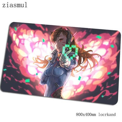 Tapete de rato Overwatch 800x400x3mm — bestseller, tapete gaming grande para rato e teclado, acessórios gaming para PC gamer