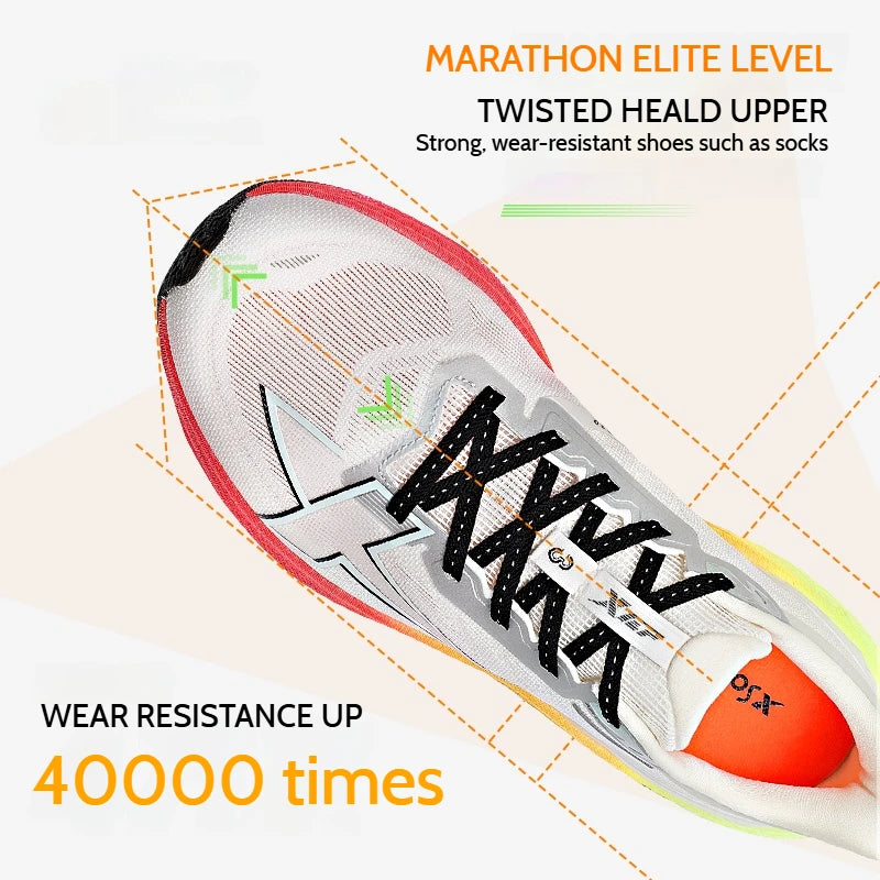 Buty do biegania Xtep 2000km 3.0 dla kobiet – wiosenne trampki z amortyzacją, do treningu i joggingu, odporne na zużycie, lekkie 875118110034