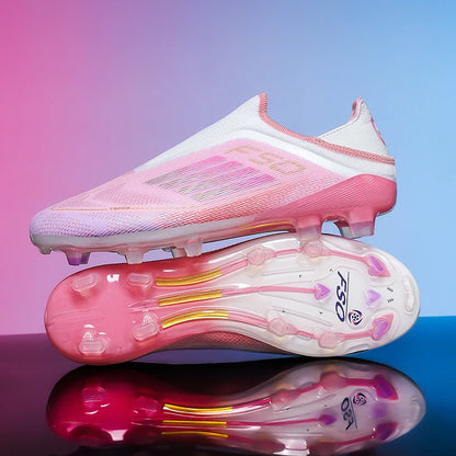 New Men's Football Boots Turf Comfortable Soccer Shoes Sport FG Grass Cleats Futsal Non-Slip Outdoor Adult Ultralight Non-Slip
