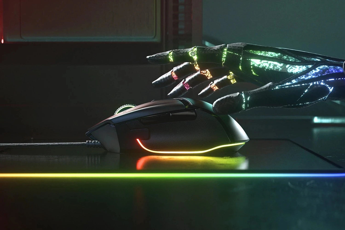 NEU 100% originale Razer Basilisk V3 kabelgebundene Gaming-Maus für Gamer, 26000 DPI optischer Sensor, E-Sports mit RGB-Beleuchtung für PC und Laptop