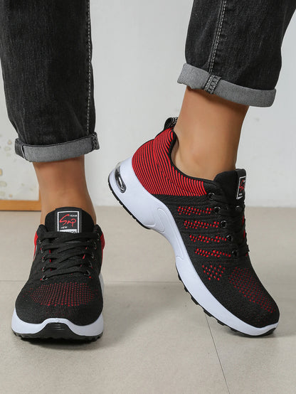 Zapatillas de hombre de moda, supertranspirables, con cordones para running - Antideslizantes, duraderas y con comodidad acolchada - Zapatillas de moda para hombre
