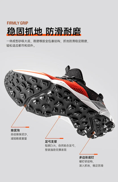 RAX Outdoor Breathable Hiking Shoes Men Lightweight Walking Trekking Wading Shoes Sport Sneakers Men Outdoor Sneakers Male