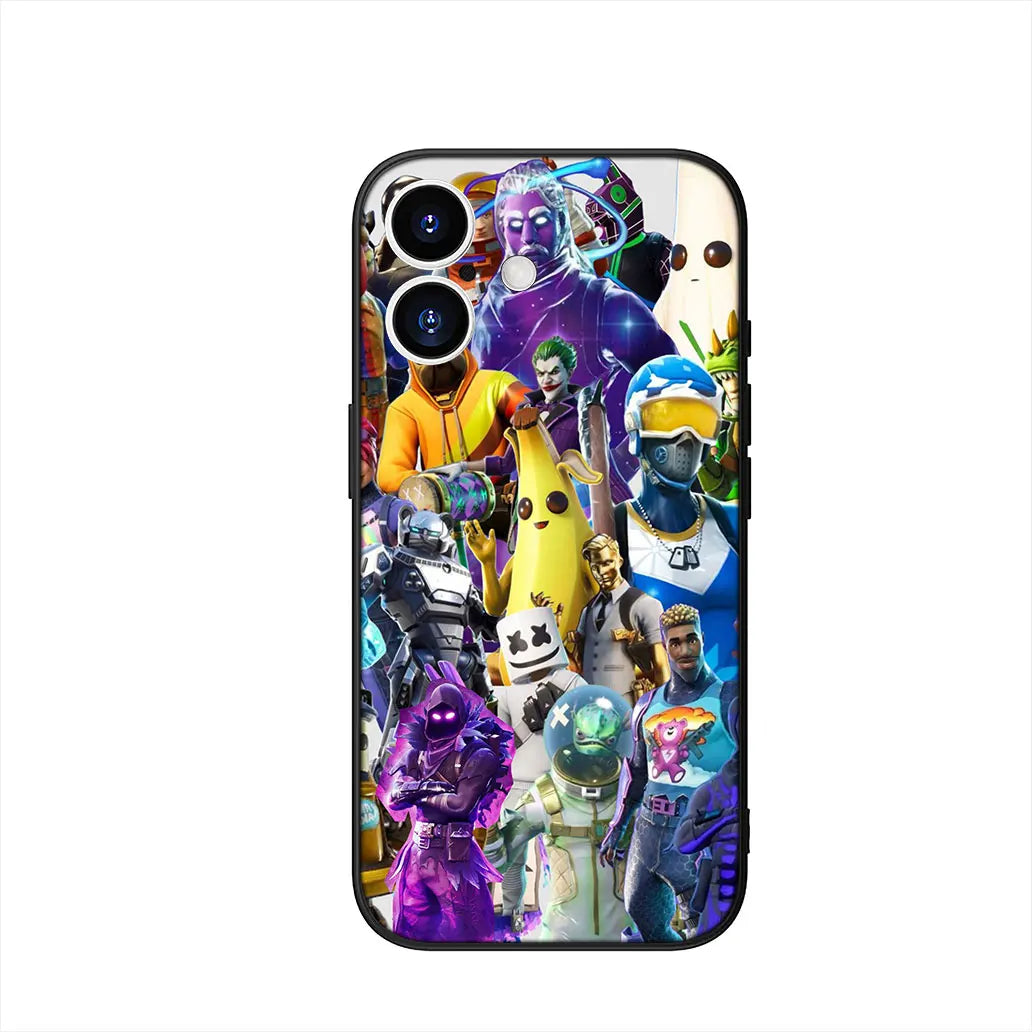 Custodia Game F-ForTnites Wallpaper per Samsung Galaxy A07 A13 A12 A23 A42 A50 A51 A52 A53 A70 A71 A72 A21S A04 Note 20 9 8 10