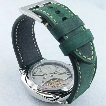46mm Men's Watch Manual Winding Seagull ST3600 Movement Sapphire Glass Waterproof 316L Stainless Steels Custom Watch