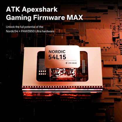 Ratón inalámbrico ATK Blazing Sky Z1 V2 Ultimate PAW3950 Ultra Dual 8K Gaming, ergonómico, desarrollo propio, para manos medianas y grandes
