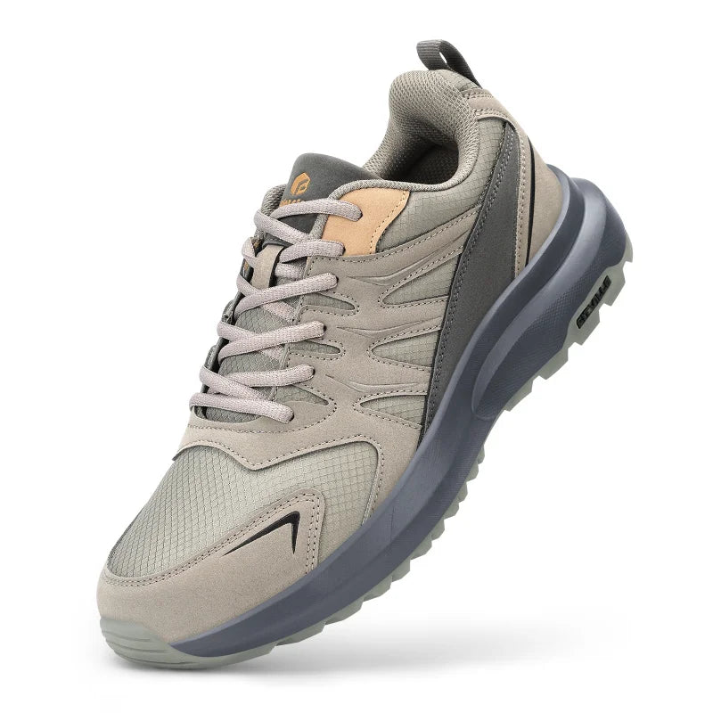 FitVille Extra Wide Sneakers For Men Hiking Walking Shoes Wide Toe Box Lightweight Running Shoe For Flat Feet With Arch Support