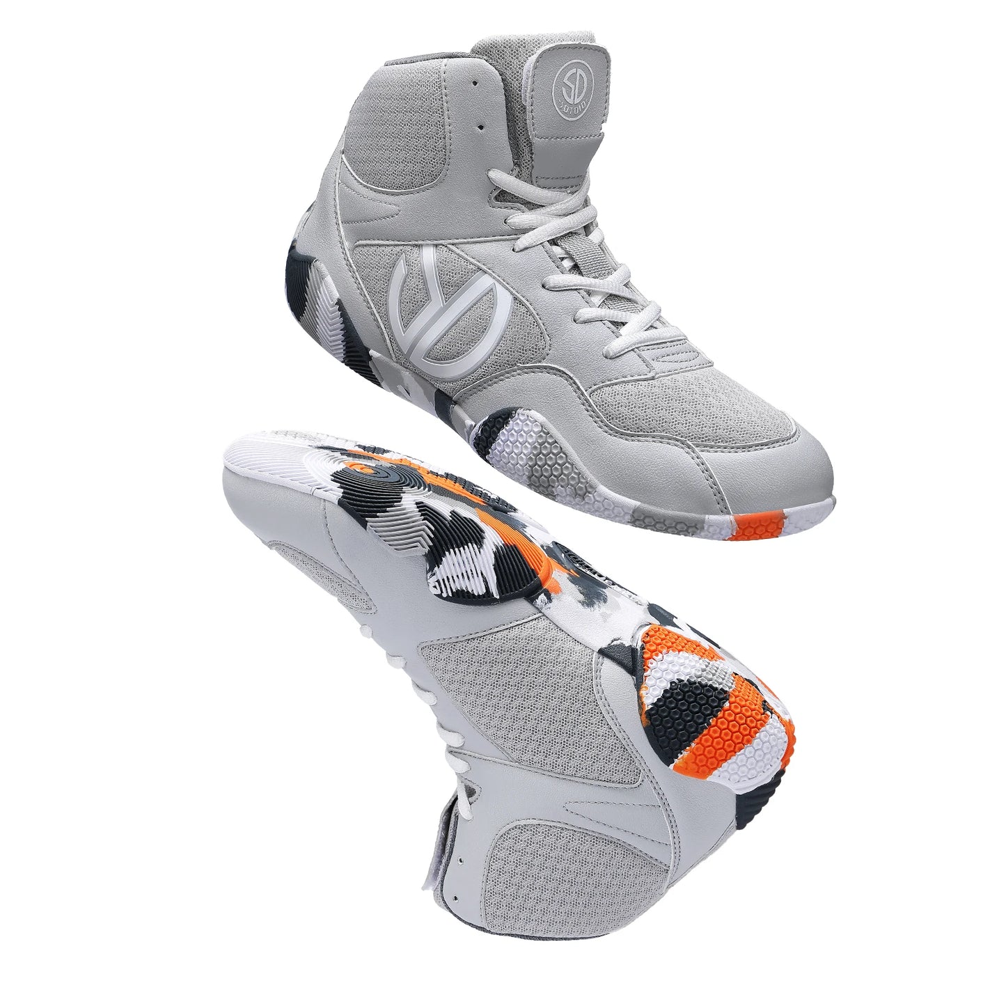 Nuove scarpe da wrestling da uomo, taglia grande, in mesh traspirante, scarpe da boxe antiscivolo, resistenti all’usura, sneaker casual alla moda per sport ad alta intensità
