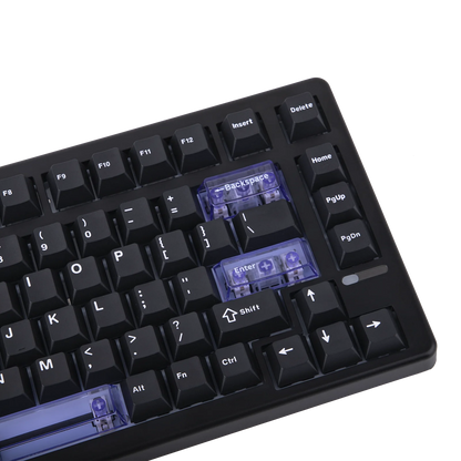 Tastiera meccanica magnetica EPOMAKER HE80 75% layout US QWERTY hot-swap Creamy Gasket cablata con effetto Hall, DKS SOCD per PC/Mac