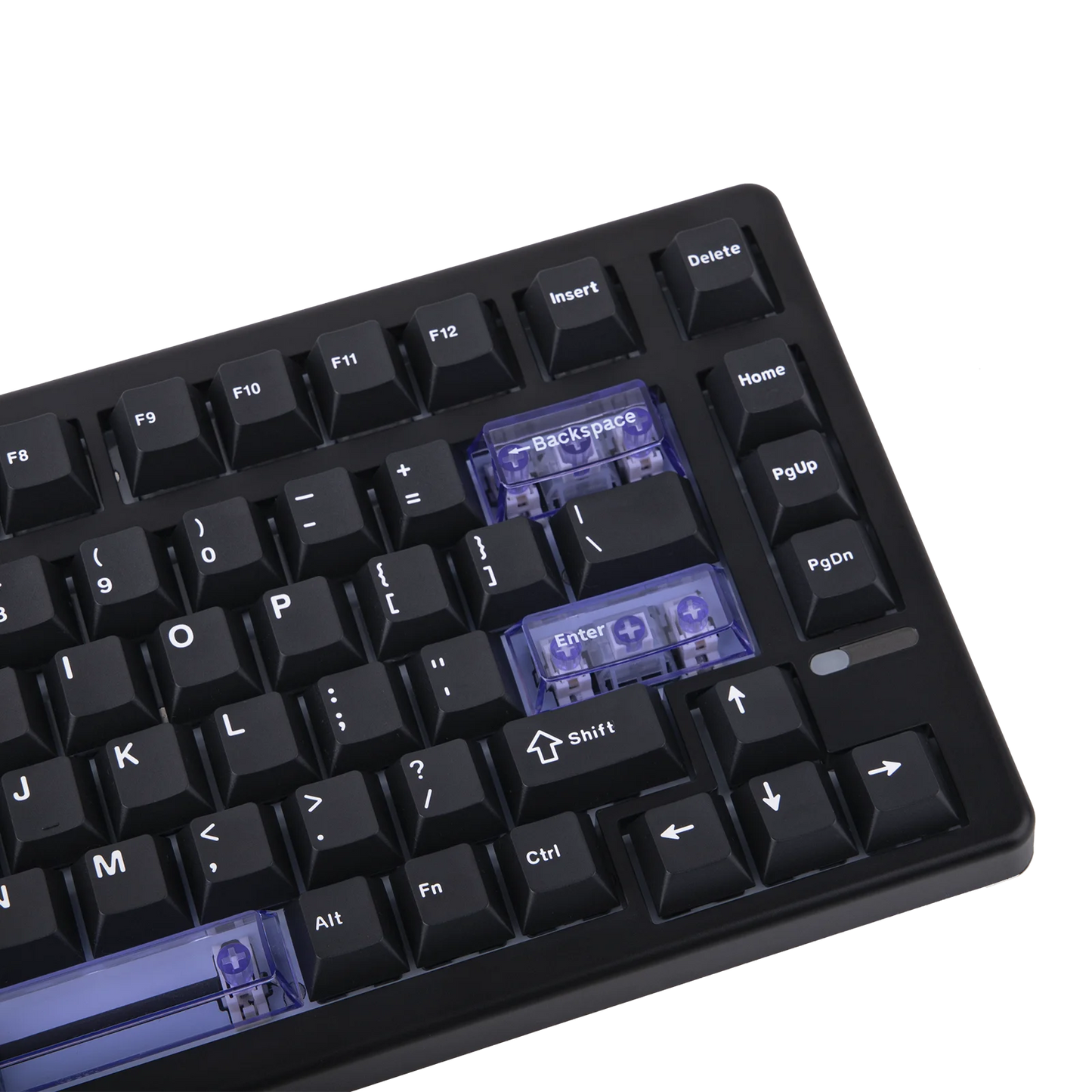 Teclado mecánico magnético EPOMAKER HE80 75% con distribución US QWERTY, hot-swap, gasket creamy, cableado, efecto Hall, DKS SOCD para PC/Mac