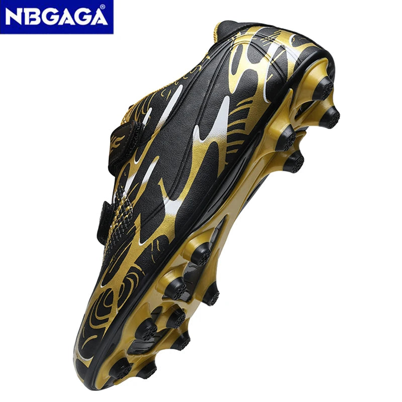 Zapatillas de fútbol infantiles para colegio, botas de fútbol profesionales con tacos para césped, calzado deportivo de entrenamiento para niños, botas de futsal y fútbol outdoor 28-38