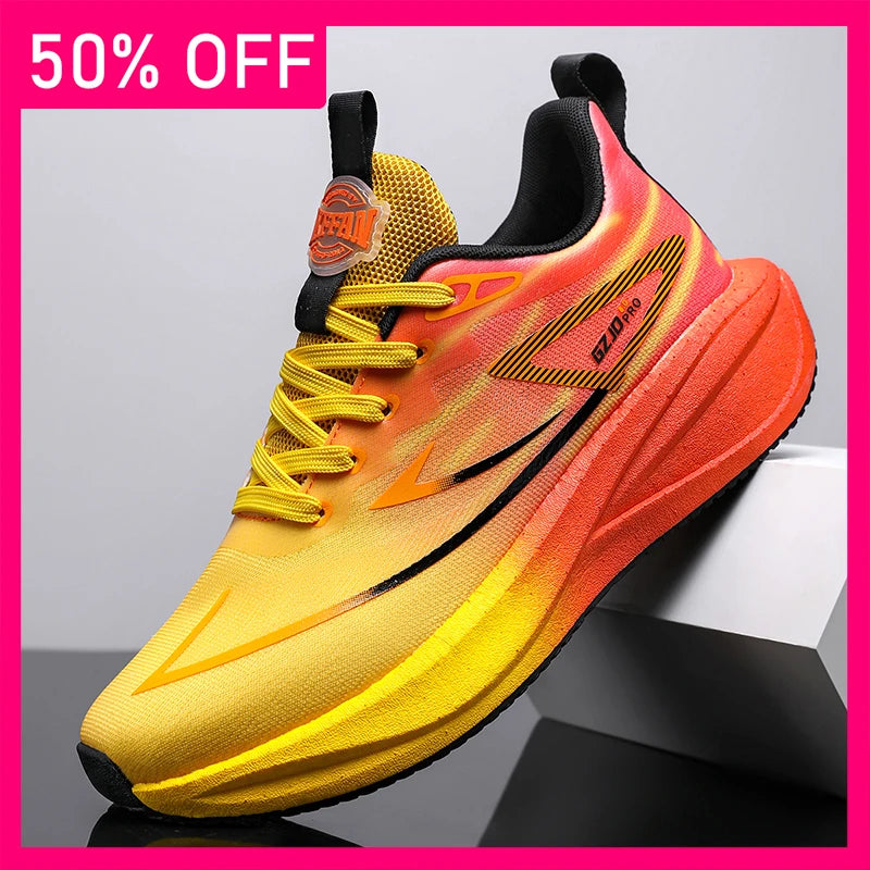 Unisex Sports Shoes Soft Flat Bottomed Shock-absorbing Light Outdoor Fitness Shoes Summer Versatile Daily Training Sports Shoes