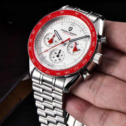 PAGANI DESIGN 2025 New AK Project Men's Watches Luxury Quartz Wrist Watch For Men AR Sapphire Speed Chronograph Automatic Date