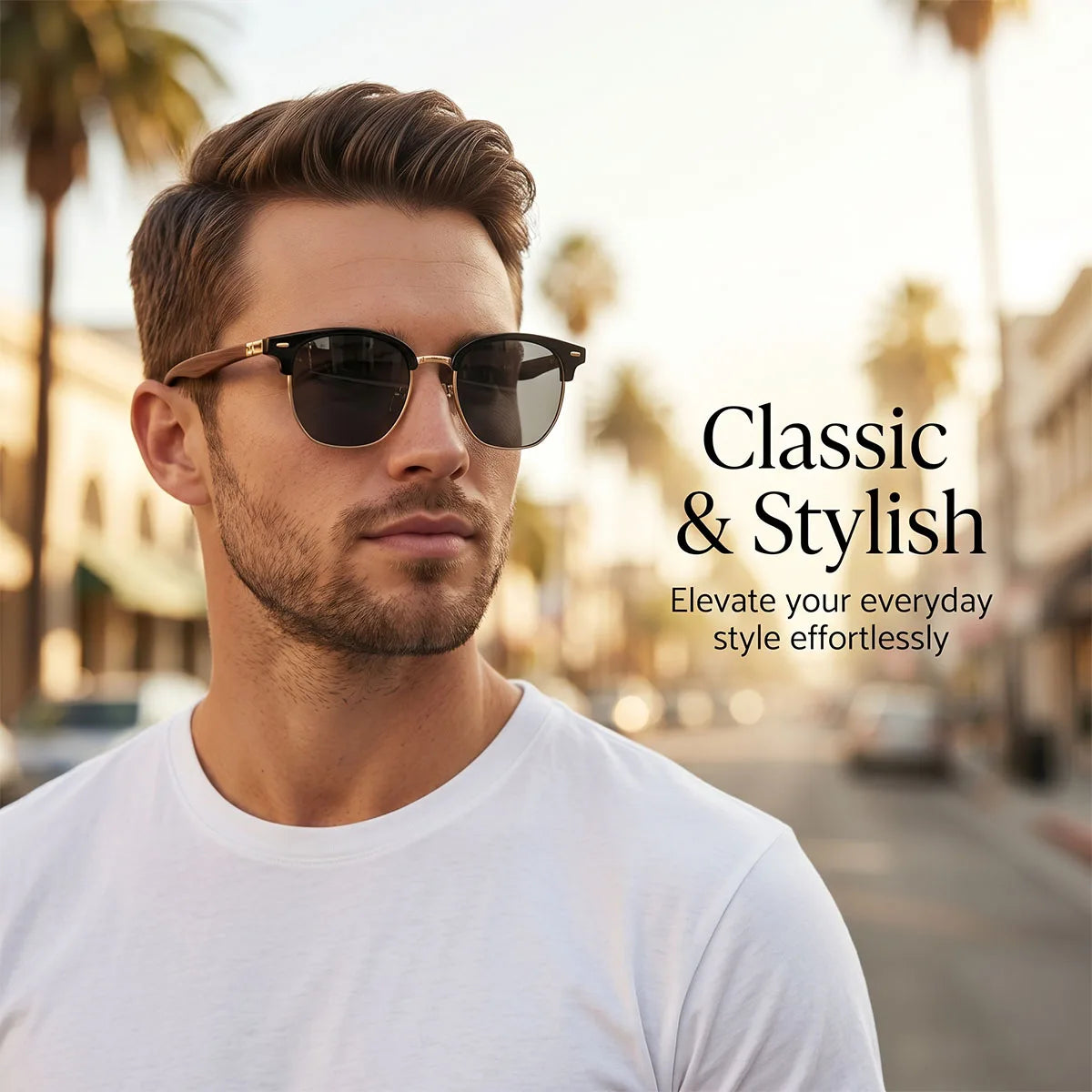 Polarized Sunglass Men Lenses Semi Rimless Vintage Retro Sunglasses Women Trendy Vacation Fashion Glasses Gafas De Sol Hombre
