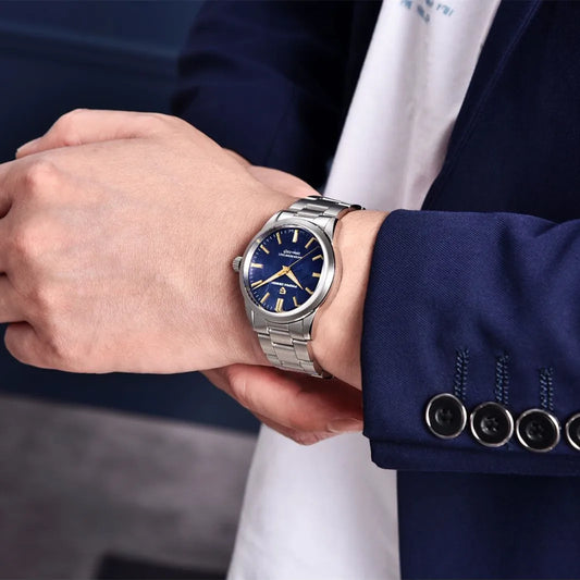 Muški sat PAGANI DESIGN, 40 mm, japanski kvarcni mehanizam TMI VH31, luksuzni/poslovni stil, safirno staklo, nehrđajući čelik 316L, vodootporan do 100 m