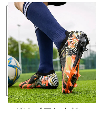 Scarpe da calcio professionali da uomo, resistenti e confortevoli, per allenamento, ultraleggere, di alta qualità, per partita