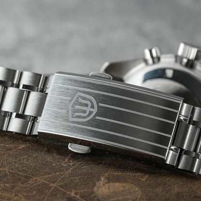 Reloj para hombre Watchdives New Wd1863 de cuarzo VK63, cronógrafo, cristal de zafiro abombado, resistente al agua, 39Mm, acero, marca líder, lujo, negocios