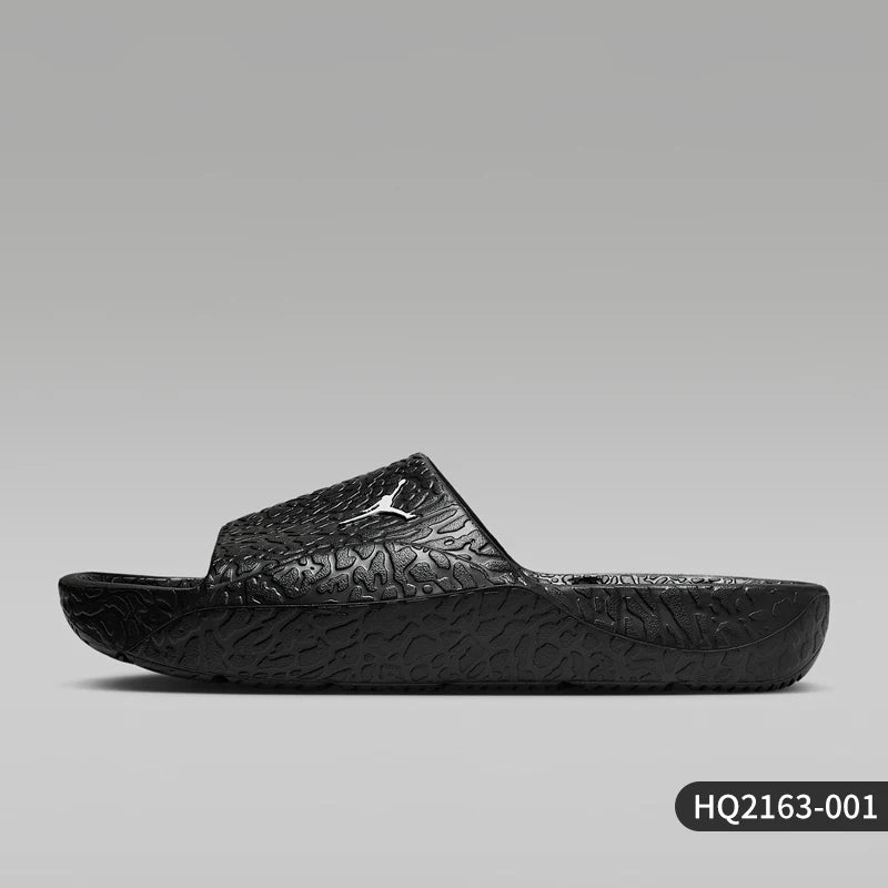 Sandalias de baño Nike Genuine Jordan para hombre con textura agrietada HQ2163-001