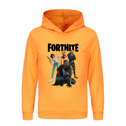 Felpa con cappuccio Fortnite per bambini, abbigliamento da principessa per bambine, abbigliamento moda per neonati, vestiti da maschietto, felpa primavera autunno, top per bambini 4403