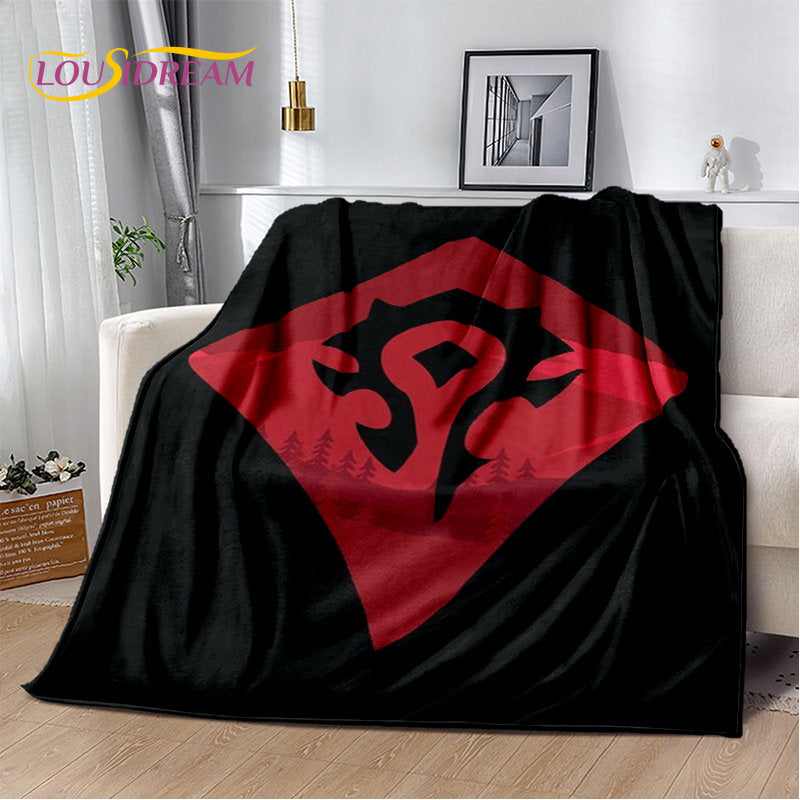 World of Warcraft, WOW, mekana plišana deka za gejmere, flanelska deka, prekrivač za dnevni boravak, spavaću sobu, krevet, kauč i piknik