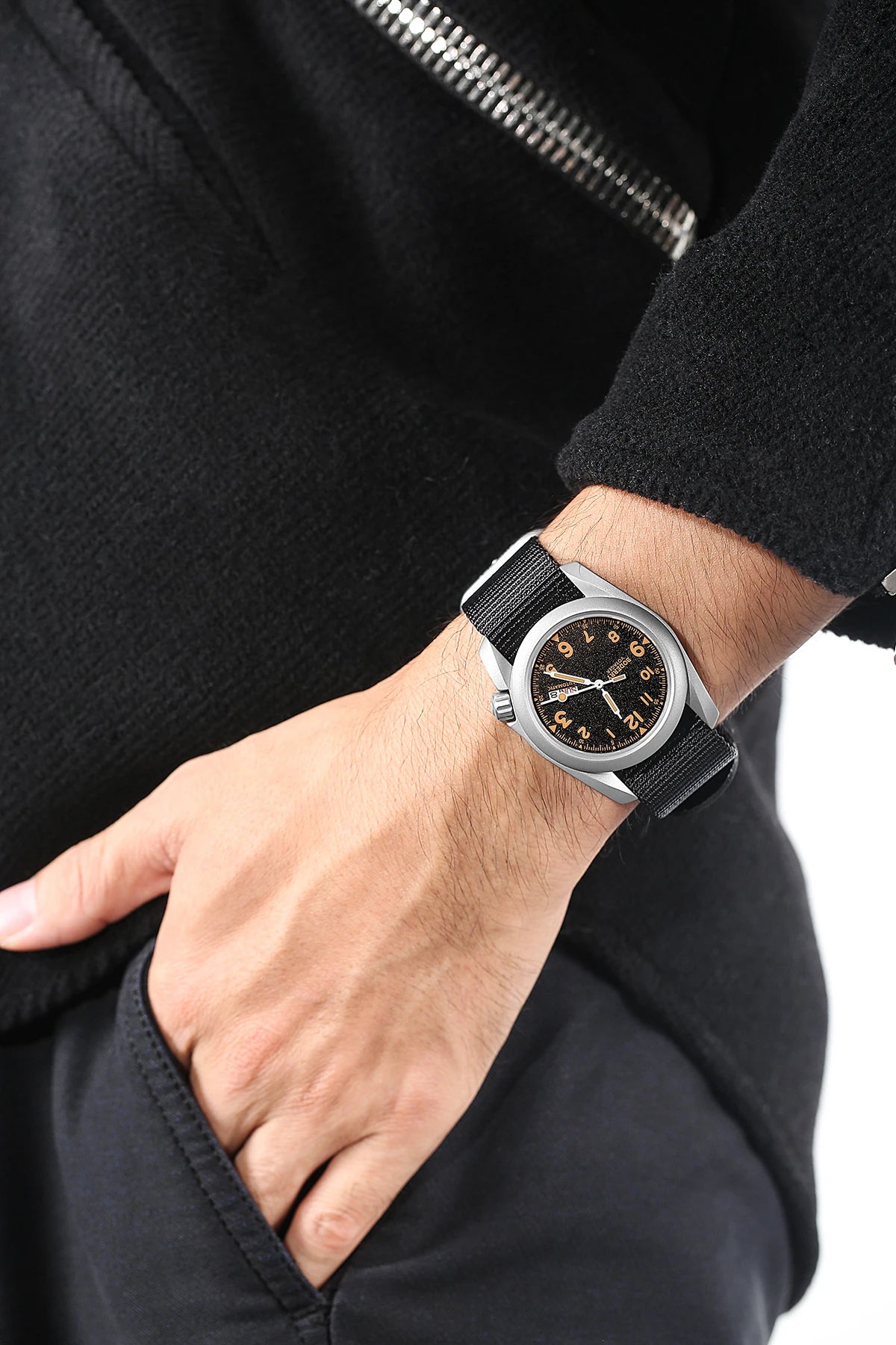 Boderry VOYAGER Field Watches Bronze Case Automatic For Seiko NH35 Watch 100M Waterproof Clock Military Vintage Wristwatch Mens