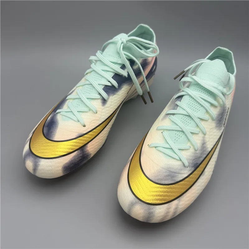 Mens Soccer Cleats Outdoor FG Professional Football Shoes Lightweight Breathable Youth Boys Athletic Training Sneakers
